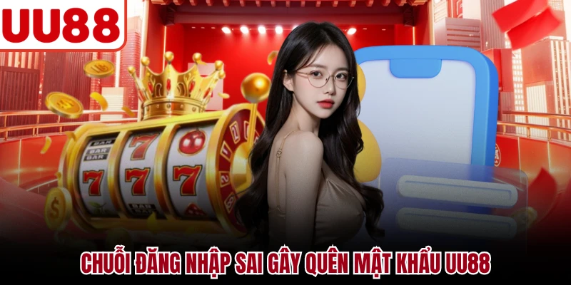 Chuỗi đăng nhập sai gây quên mật khẩu UU88