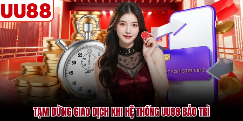 Tạm dừng giao dịch khi hệ thống UU88 bảo trì